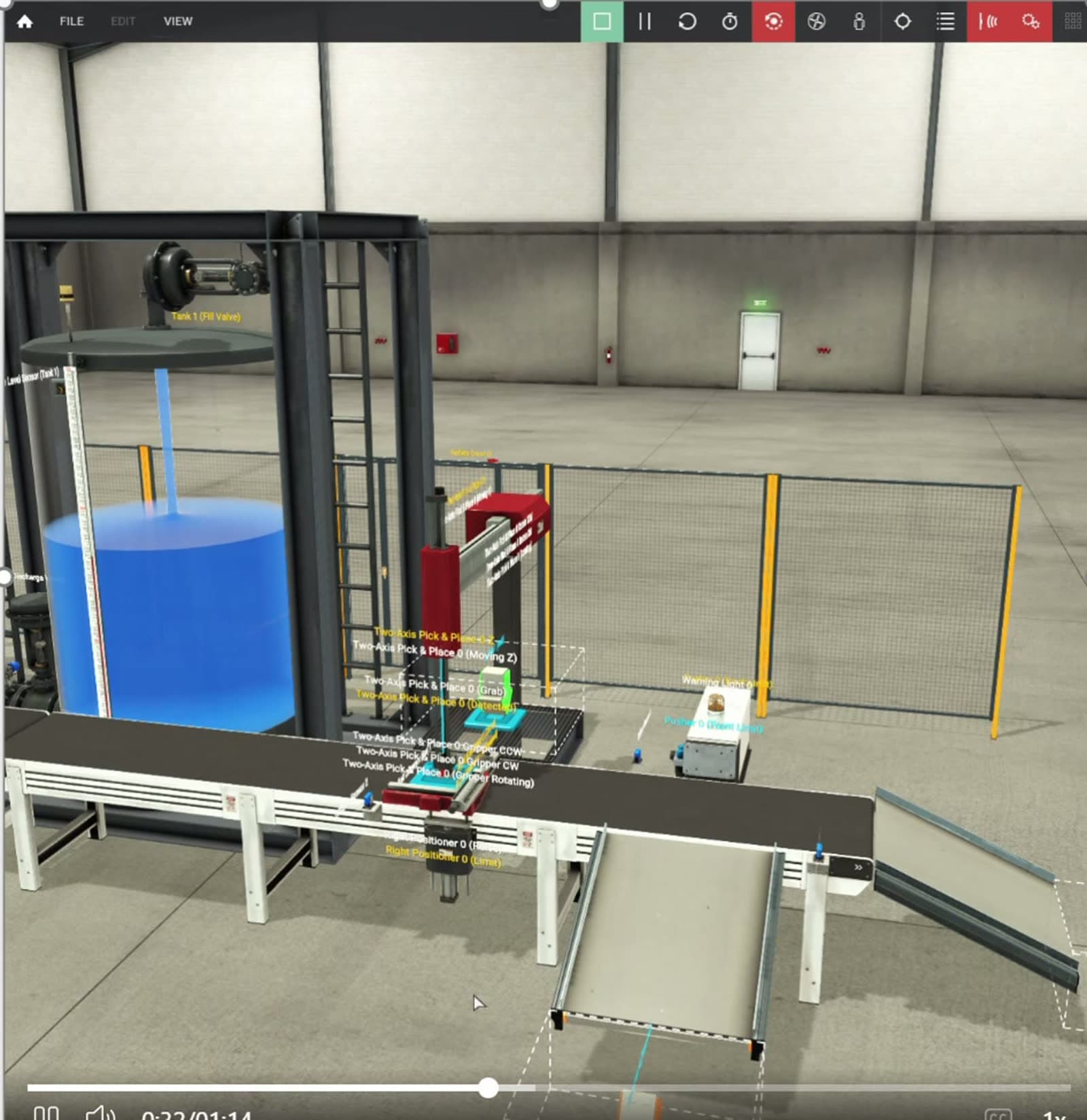 PLC-Controlled Lava Lamp Production Line